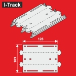 Hacker-Model HCT9705DXA - TT - Reduzierstück für I-Track-Segmente 2 Gleisig